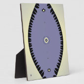 Paars Leaf Fotoplaat (Zijkant)