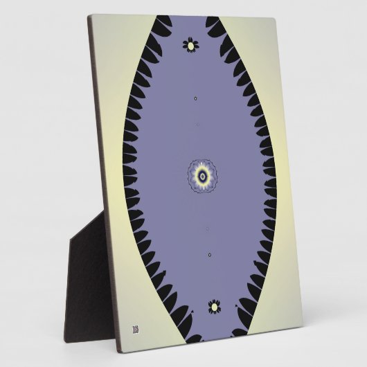 Paars Leaf Fotoplaat (Zijkant)