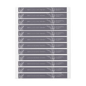 Paars Leaf Motif Thanksgiving Return Address (Vel)