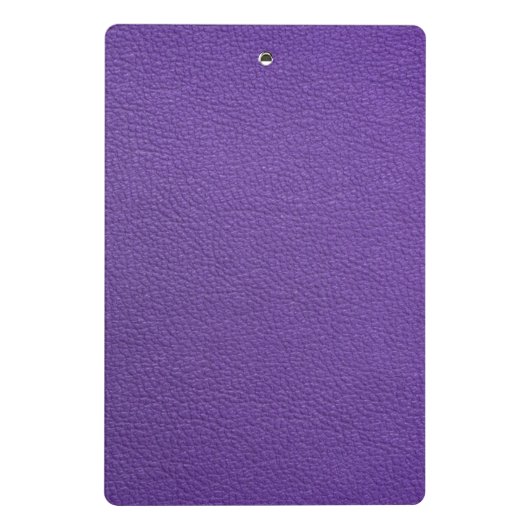 Paars leder mini klembord (Achterkant)