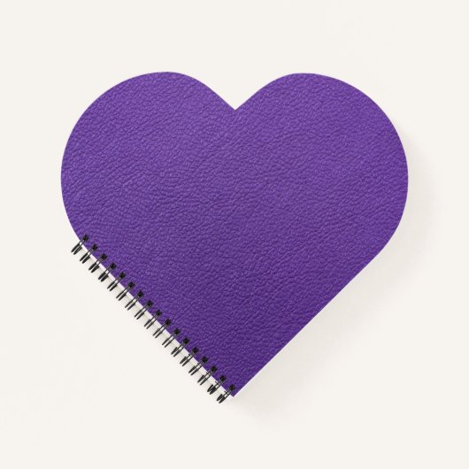 Paars leder notitieboek (Voorkant)