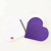 Paars leder notitieboek (Binnen)