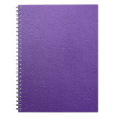 Paars leder notitieboek (Voorkant)