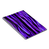 Paars leder, scharnieren en Fancy Notitieboek (Rechterzijde)