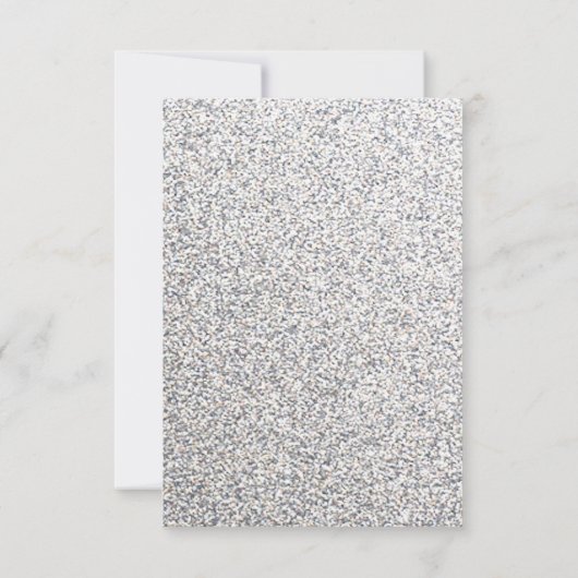 Paars - legant Glitter Wedding RSVP (Achterkant)