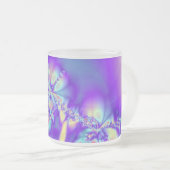 Paars Lei Matglas Koffiemok (Voorkant rechts)