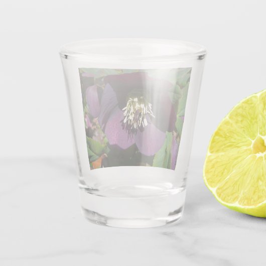 Paars Lenten Roos Shot Glas (Achterkant)