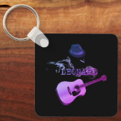 Paars Leonard Sleutelhanger (Voorkant)