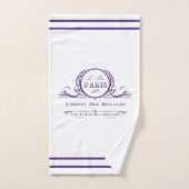 Paars L'hotel Des Royales Bathroom Linens Bad Handdoek (Handdoek)