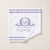Paars L'hotel Des Royales Bathroom Linens Bad Handdoek (Wasdoekje)