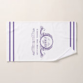 Paars L'hotel Des Royales Bathroom Linens Bad Handdoek (Handdoek)