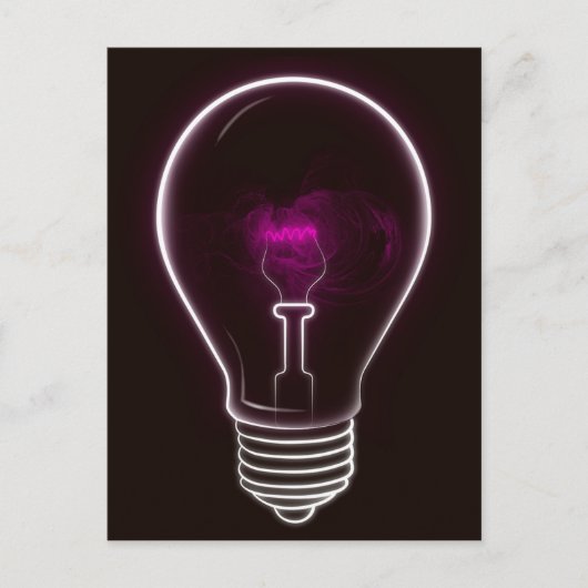 Paars licht briefkaart (Voorkant)