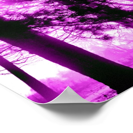 Paars licht poster (Hoek)