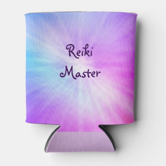 Paars licht Reiki Master-ontwerp Blikjeskoeler (Voorkant)