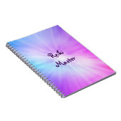 Paars licht Reiki Master-ontwerp Notitieboek (Rechterzijde)