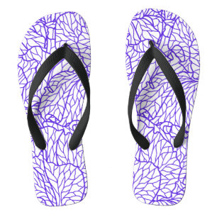 Paars lijnenpatroon Patton  Teenslippers