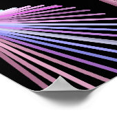 Paars lijnontwerp voor elk ontwerp van de band poster (Hoek)