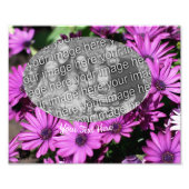 Paars Lijst Sjabloon Foto Afdruk (Voorkant)