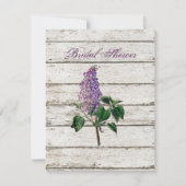 paars lila bruiloft met  witgewassen schuur kaart (Voorkant)