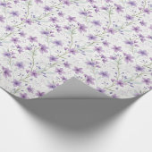 Paars Lila Cadeaupapier (Hoek)