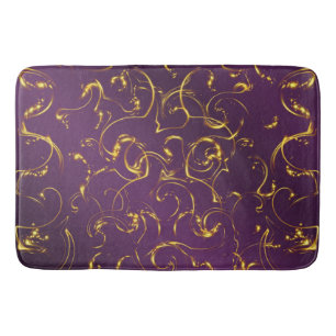 paars, lila, goud, gouden, vibraties, abstract, badmat