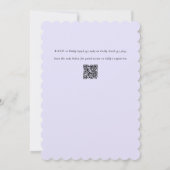 Paars Lila grootmillenniumVrijgezellenfeest Kaart (Achterkant)