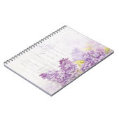 Paars Lila Notitieboek (Linkerzijde)
