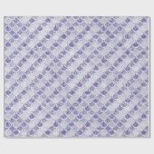 Paars Lila Pearl Glitter Mermaid    Cadeaupapier (Vlak)