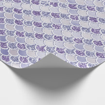 Paars Lila Pearl Glitter Mermaid