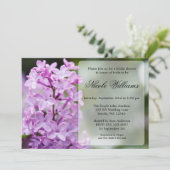 Paars Lila Vrijgezellenfeest Kaart (Staand voorkant)