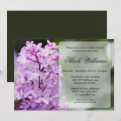 Paars Lila Vrijgezellenfeest Kaart (Voorkant / Achterkant)