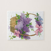 Paars Lilacs Antiek Flower Bouquet Legpuzzel (Horizontaal)