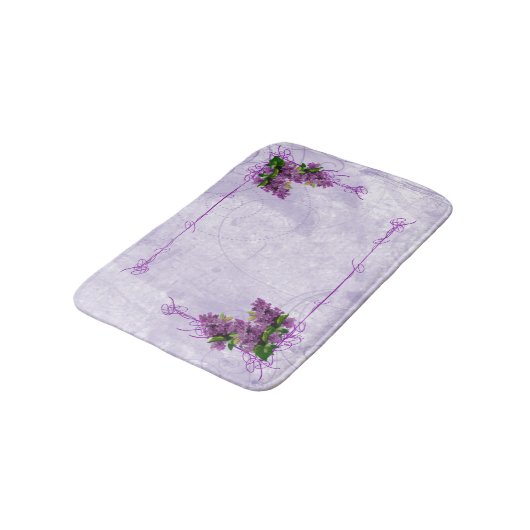 Paars Lilacs Bath Mat (Gekanteld)
