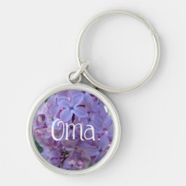 Paars Lilacs Oma Sleutelhanger