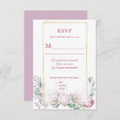 Paars Lilacs RSVP - Amy (Voorkant / Achterkant)