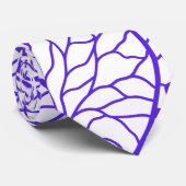 Paars Lines Patton Stropdas (Opgerold)