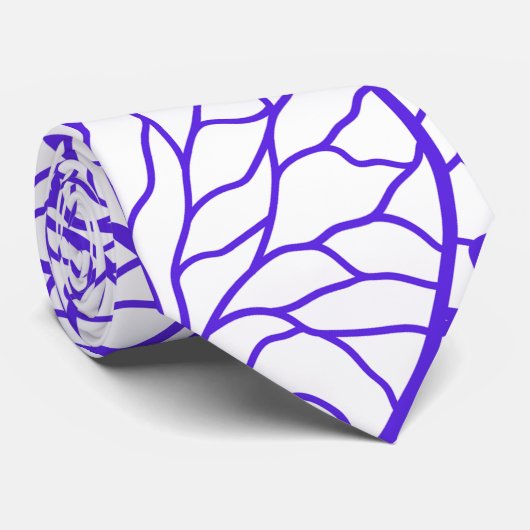 Paars Lines Patton Stropdas (Opgerold)