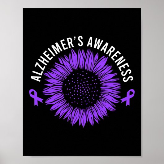 Paars lint bewustzijn poster (Voorkant)