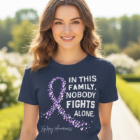 Paars lint cadeau voor epilepsie bewustzijn