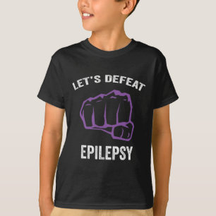 Paars lint Epilepsie Bewustzijn - Epilepsie Bewust T-shirt
