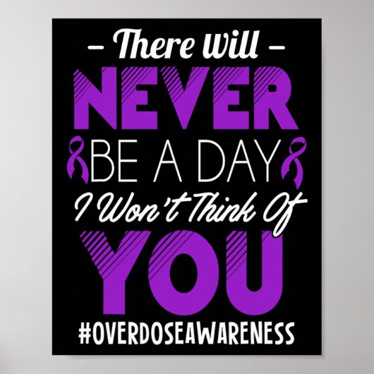 Paars lint - Overdosering Poster (Voorkant)