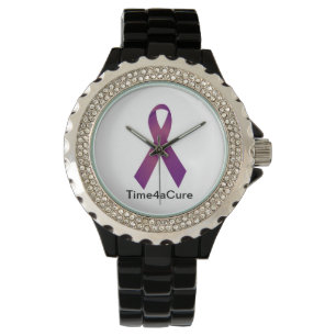 Paars linthorloge Cystic Fibrosis Lupus Fibro Horloge