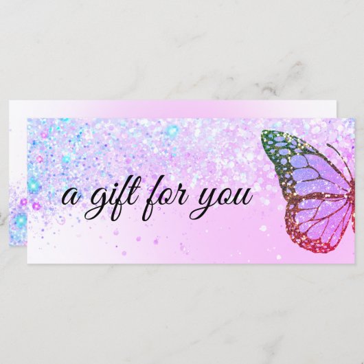 paars logo cadeaubon (Voorkant / Achterkant)