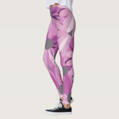 Paars looppatroon van de Afrikaanse Daisy Leggings (Links)