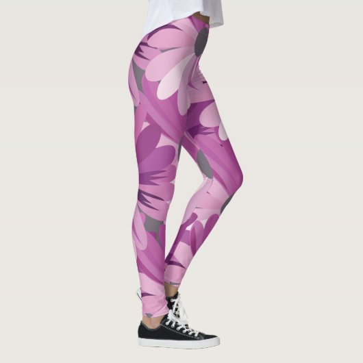 Paars looppatroon van de Afrikaanse Daisy Leggings (Rechts)