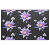 Paars Lotus Flower Pattern Stof (Fat Quarter)