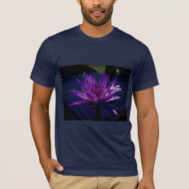 Paars Lotus Waterlily T Shirt
