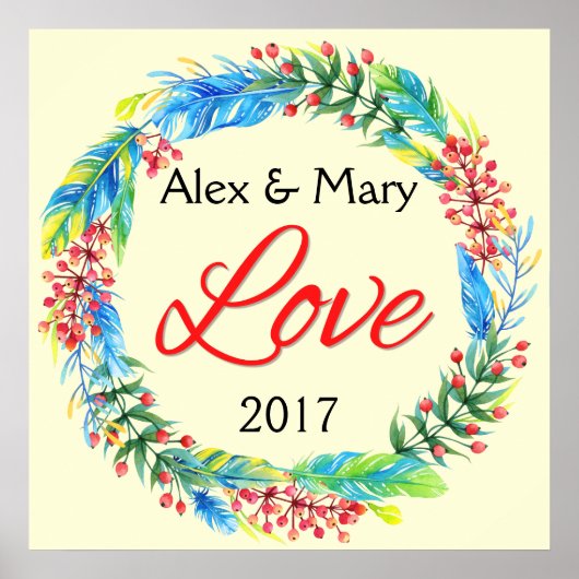 Paar's Love Poster (Voorkant)