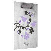Paars Lovevogels - Gepersonaliseerd klembord (Rechts)