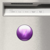 Paars Lucky 7 Magneet (Insitu (Vaatwasser))